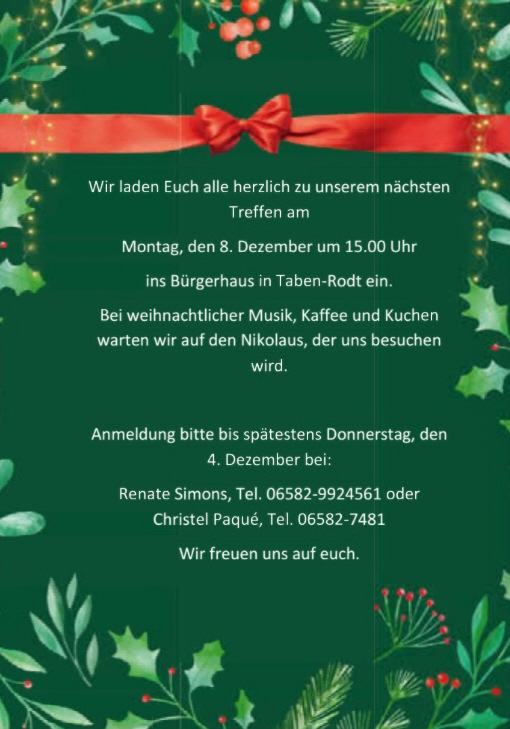 OffenerTreff - Aktive Dorfgemeinschaft Taben-Rodt